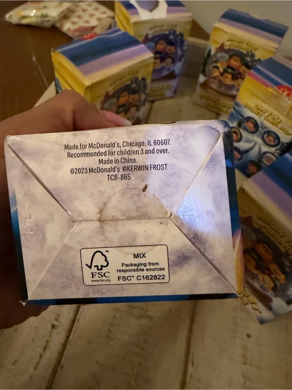 McDonald's McNugget Buddies Collectible Box Set - Blue & Yellow Packaging